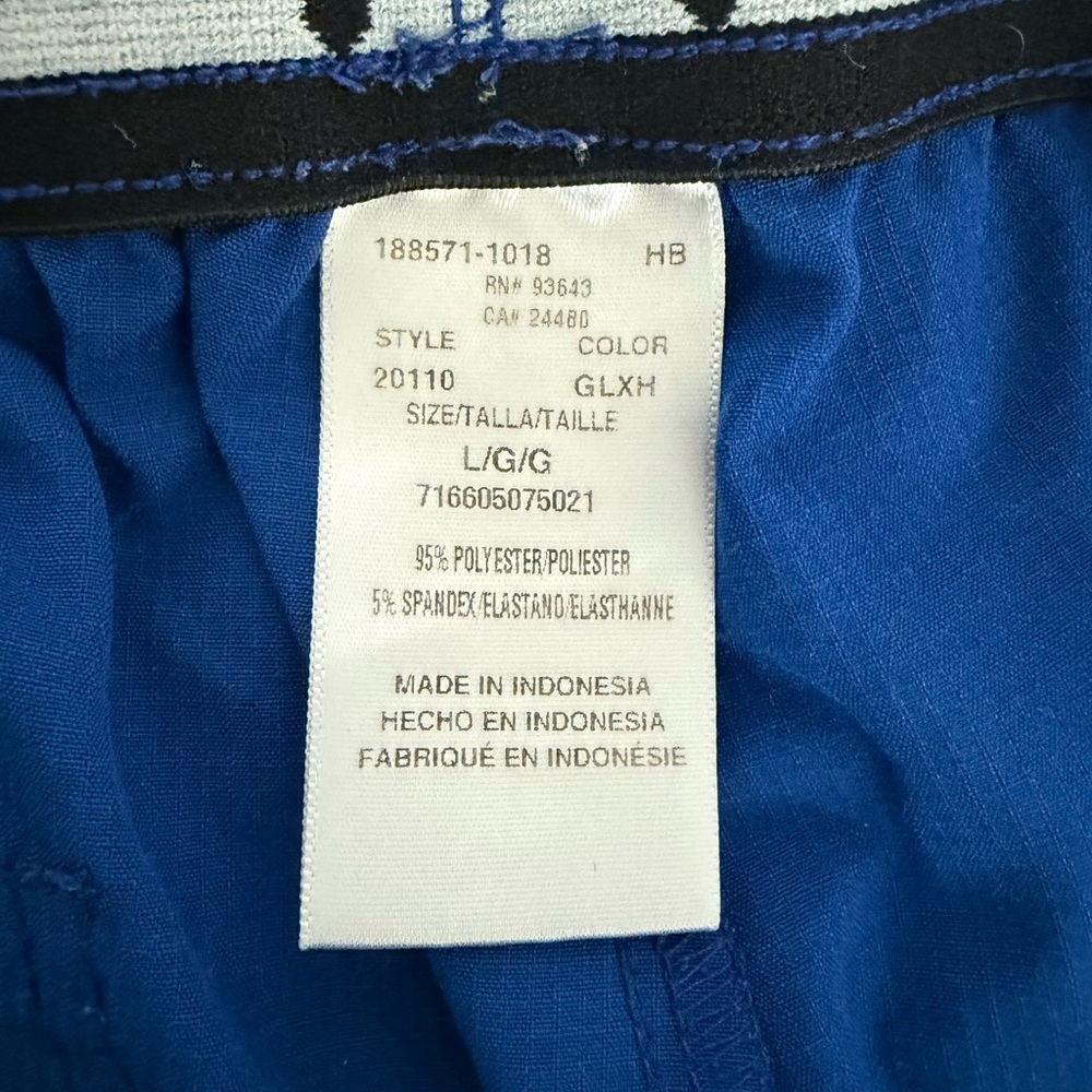 Women’s HeartSoul Blue Scrub Pants - Picture 2 of 2